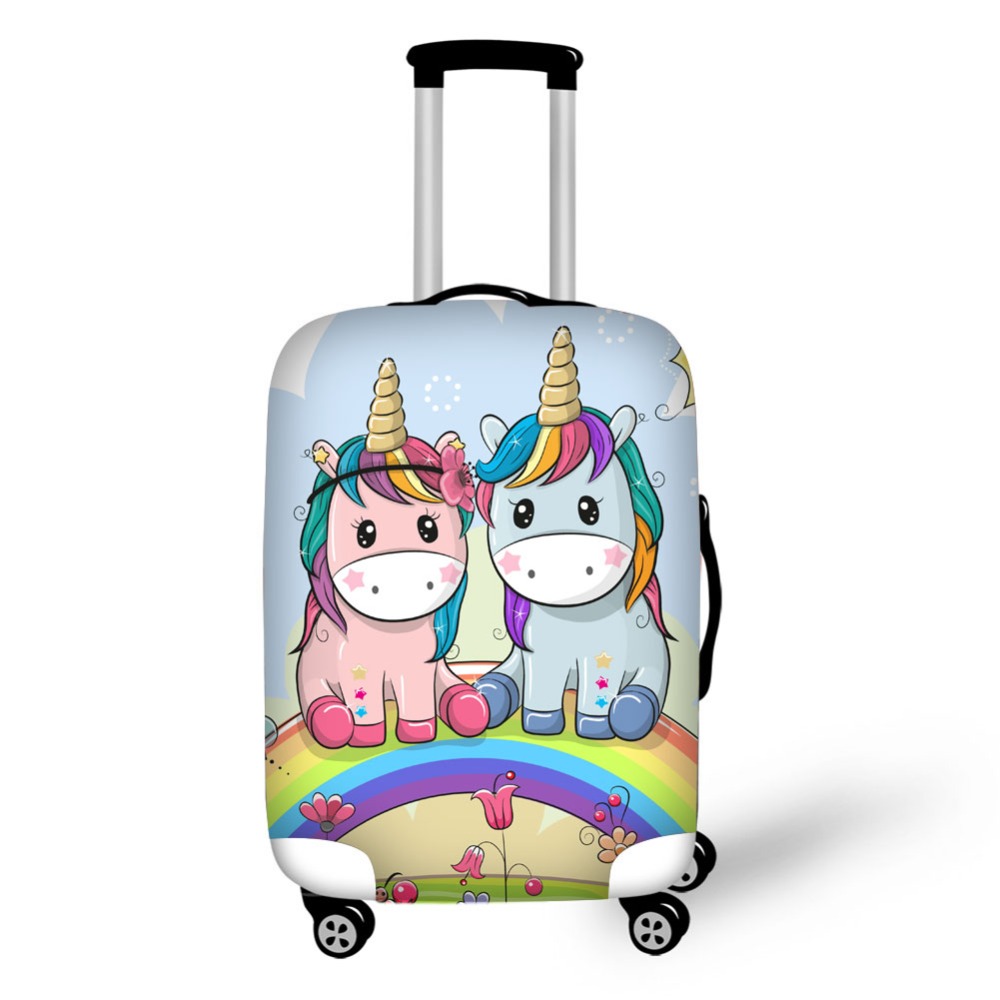 Travel Accessories To 3D Print - 3D Cartoon Unicorn Pattern Print Travel