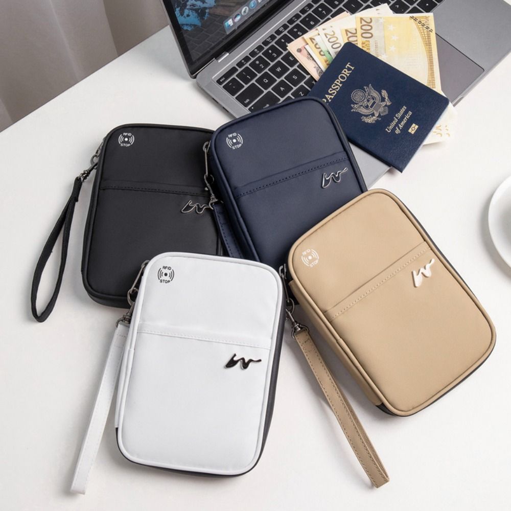 Travel Accessories Passport Holder - Portable Polyester Card Case Large Capacity