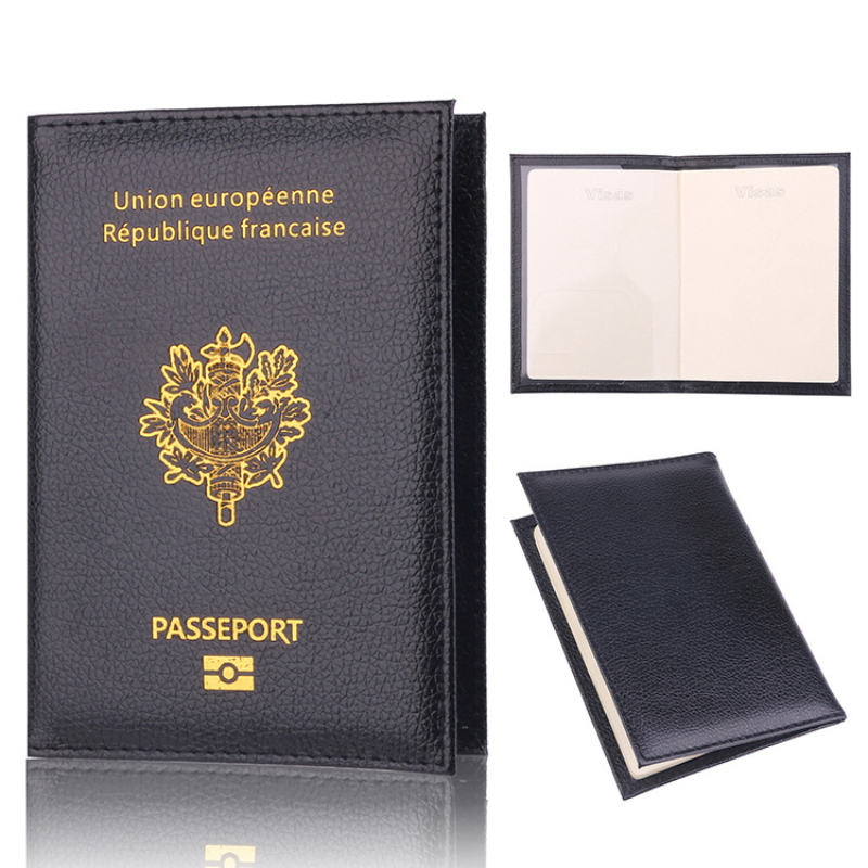 Travel Accessories Passport Holder - Women Men Travel Pu Passport Holder