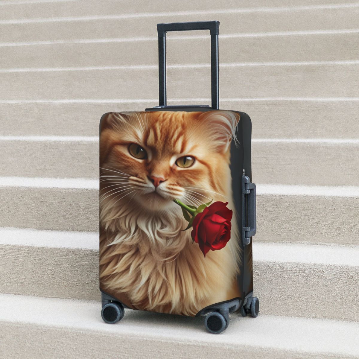 Kawaii Elegant Long-haired Cat - Travel Accessories Long Flight ulasan dan harga