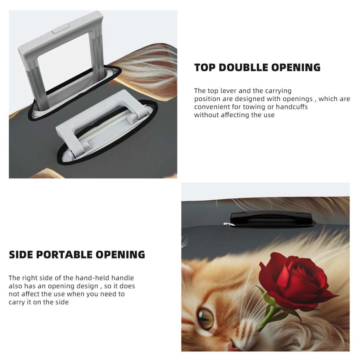 Kawaii Elegant Long-haired Cat - Travel Accessories Long Flight ulasan dan harga