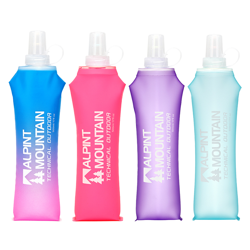 500ml Foldable Leak-Proof Soft - Water Bottle Collapsible ulasan dan harga