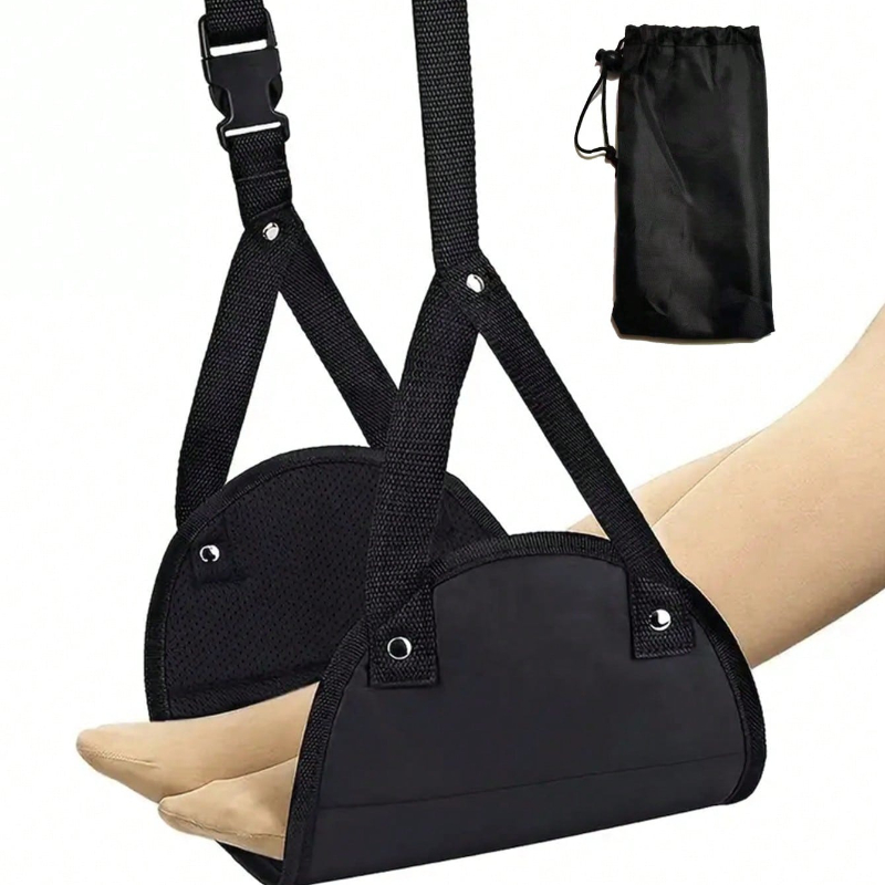 Portable Adjustable Footrest H - Travel Accessories Long Flight ulasan dan harga