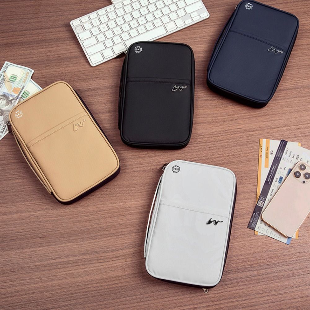Portable Polyester Card Case L - Travel Accessories Passport Holder ulasan dan harga