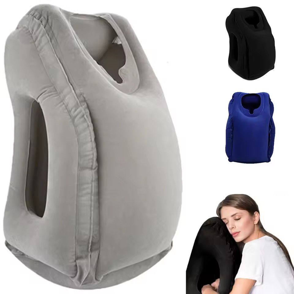 Inflatable Travel Pillow,Trave - Travel Accessories Long Flight ulasan dan harga