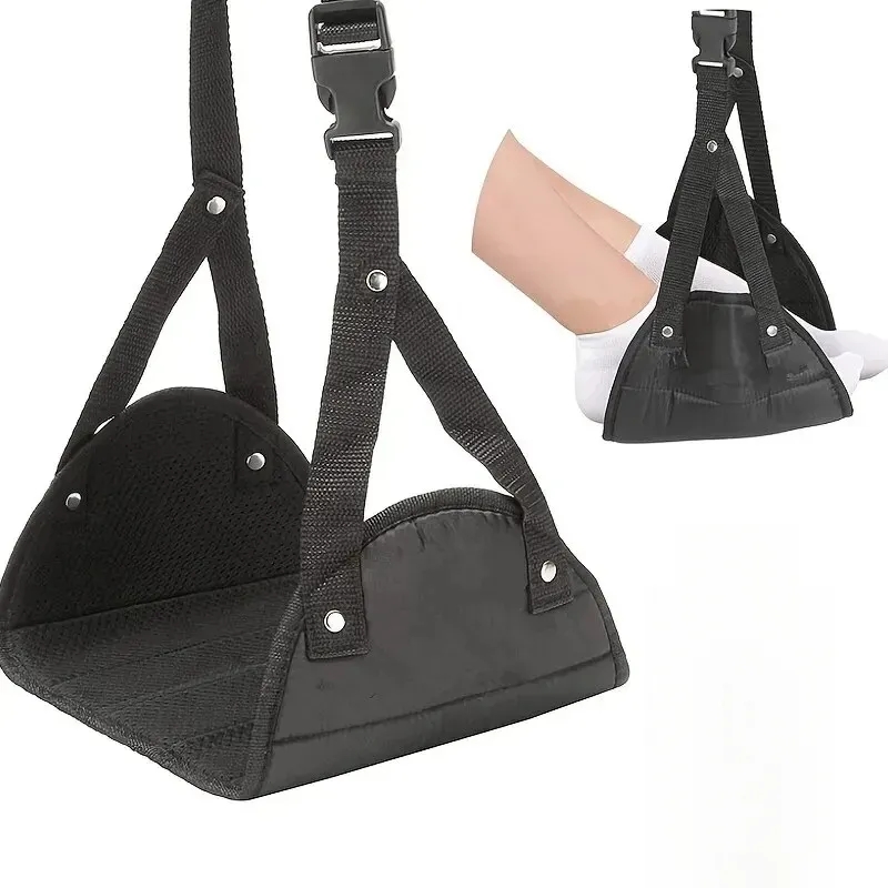 Airplane Footrest Hammock Adju - Travel Accessories Long Flight ulasan dan harga
