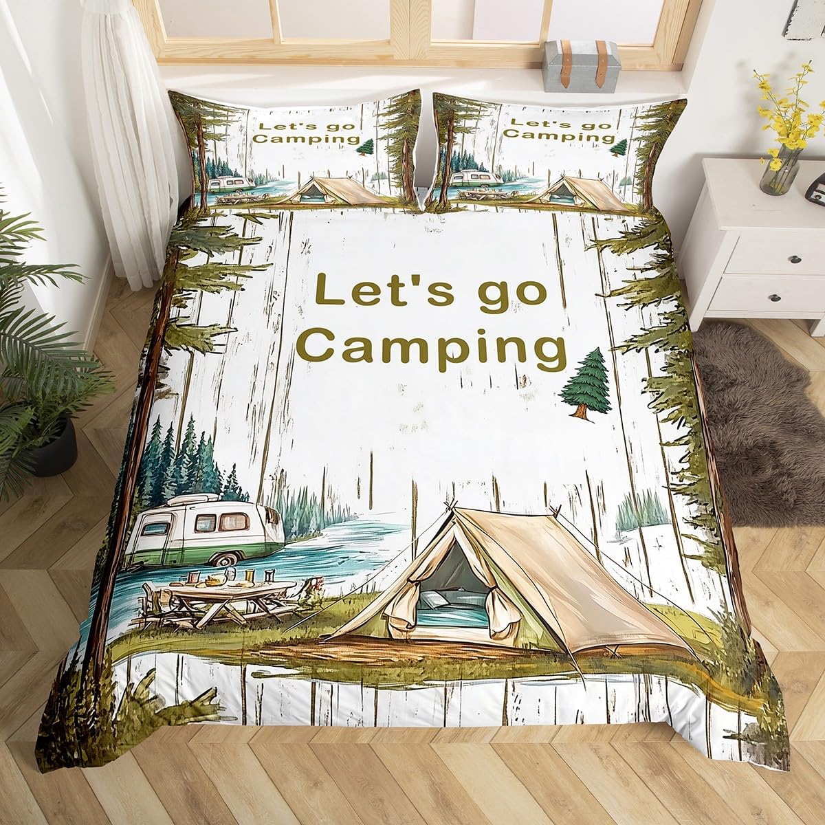 Camping Duvet Cover Set Full K - Travel Accessories To 3D Print ulasan dan harga