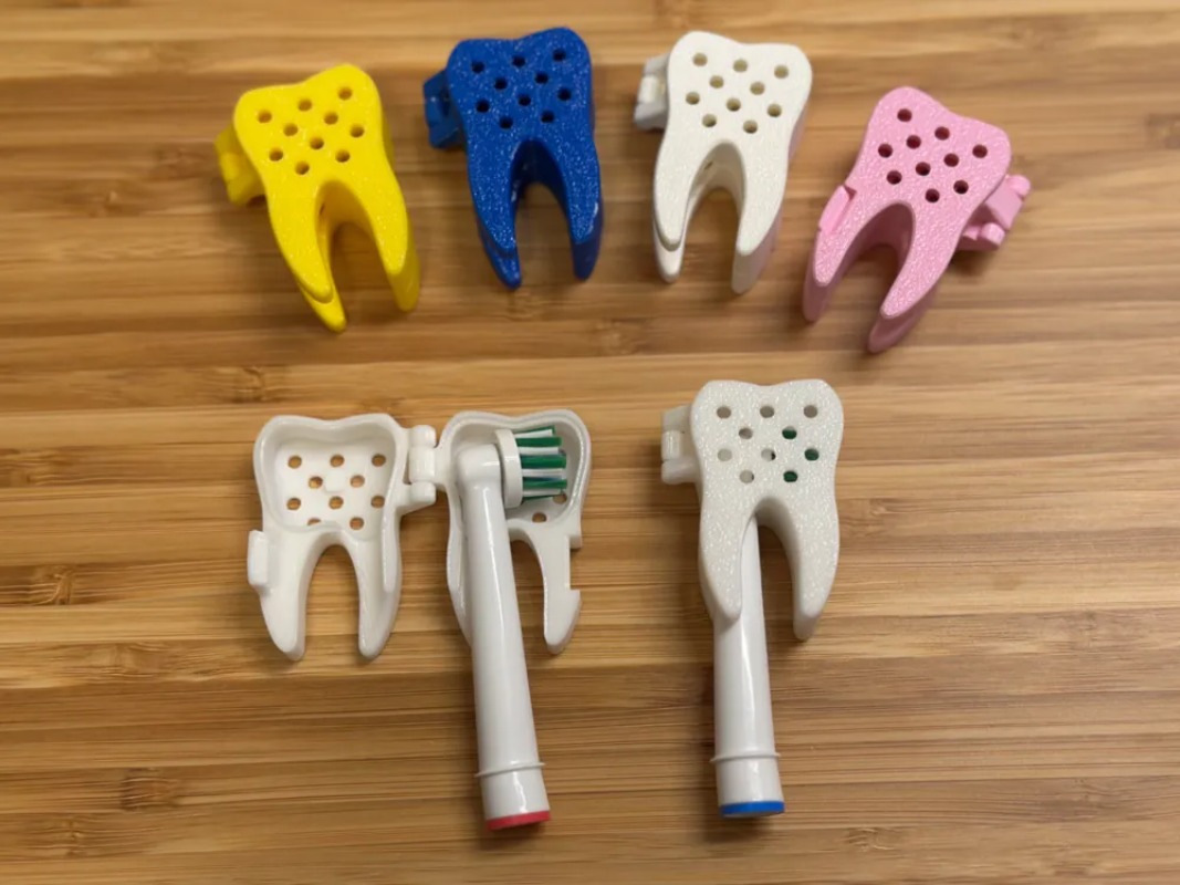 3D Printed Cute Tooth Shaped P - Travel Accessories To 3D Print ulasan dan harga