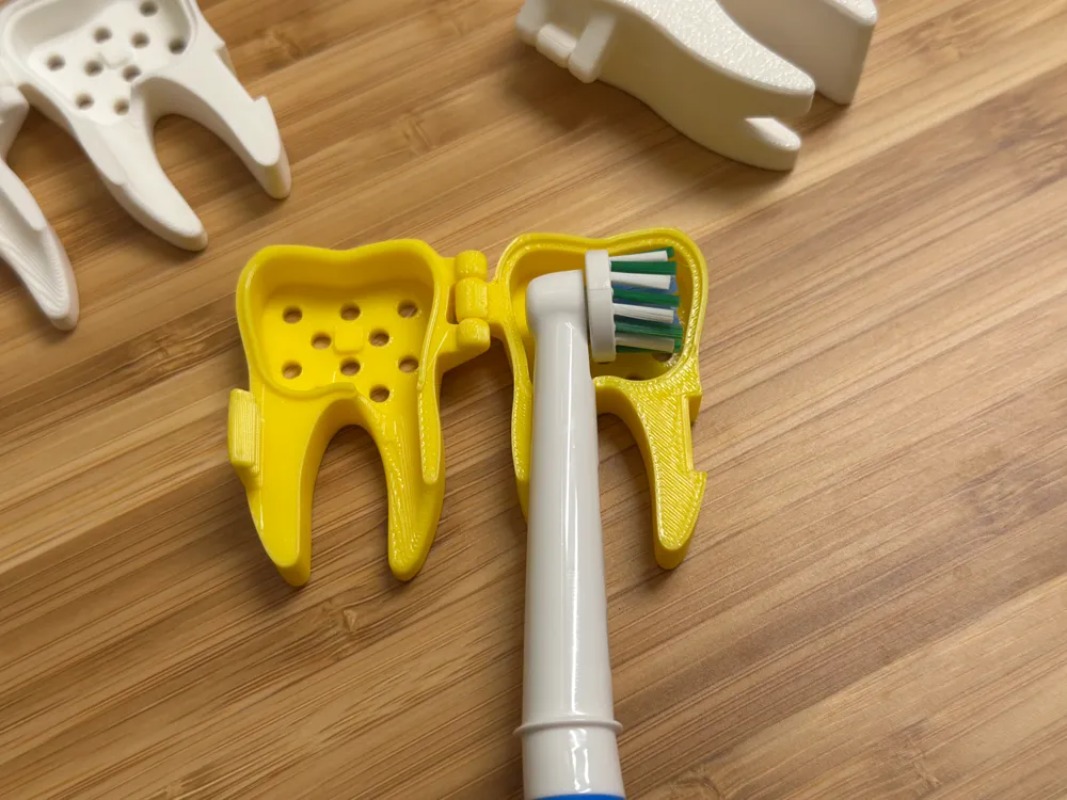 3D Printed Cute Tooth Shaped P - Travel Accessories To 3D Print ulasan dan harga