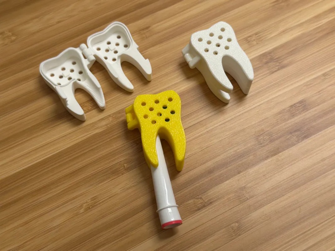 3D Printed Cute Tooth Shaped P - Travel Accessories To 3D Print ulasan dan harga