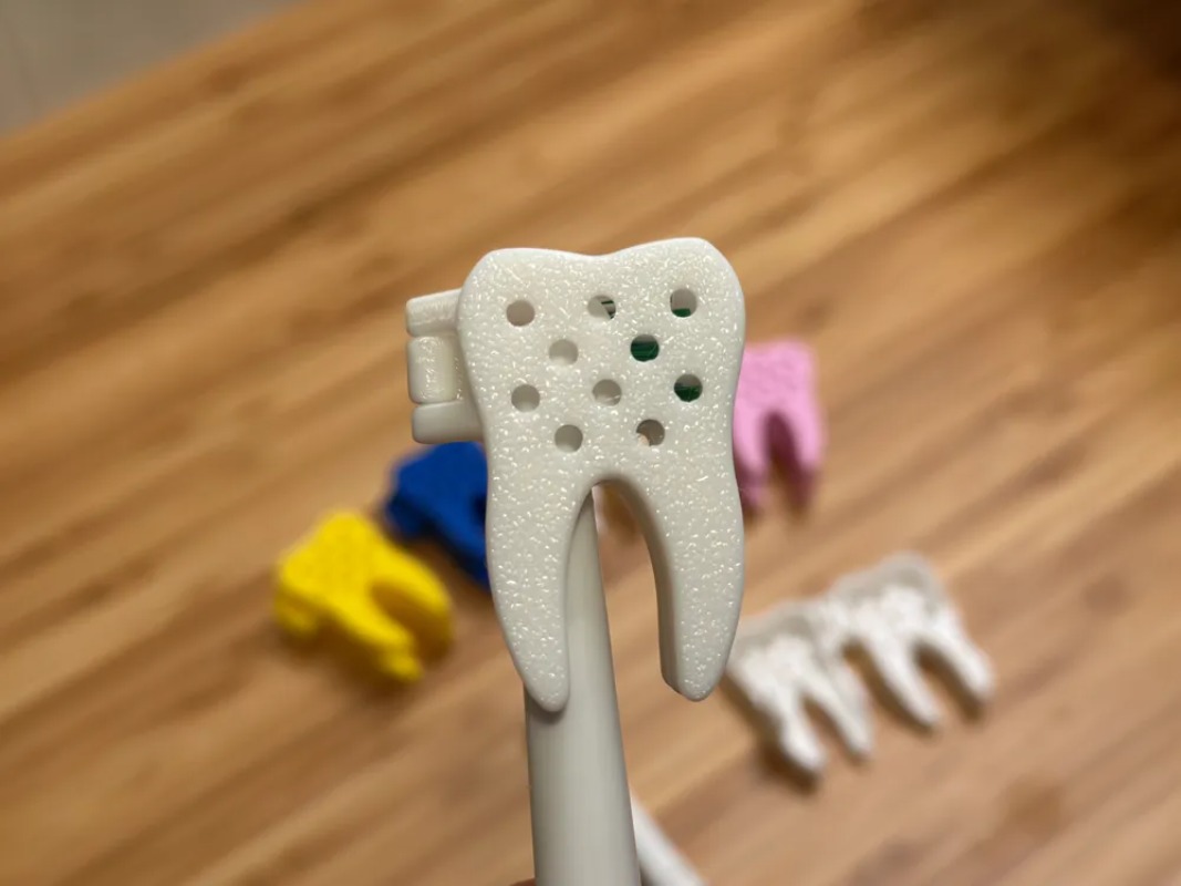 3D Printed Cute Tooth Shaped P - Travel Accessories To 3D Print ulasan dan harga
