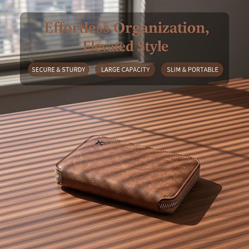 Zippered Passport Case Large C - Travel Accessories Passport Holder ulasan dan harga