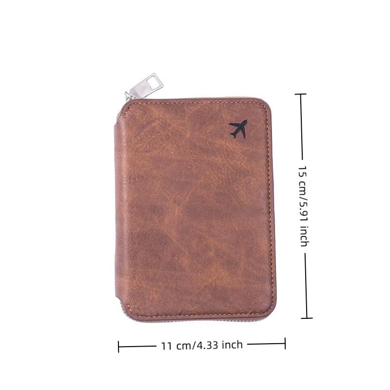 Zippered Passport Case Large C - Travel Accessories Passport Holder ulasan dan harga