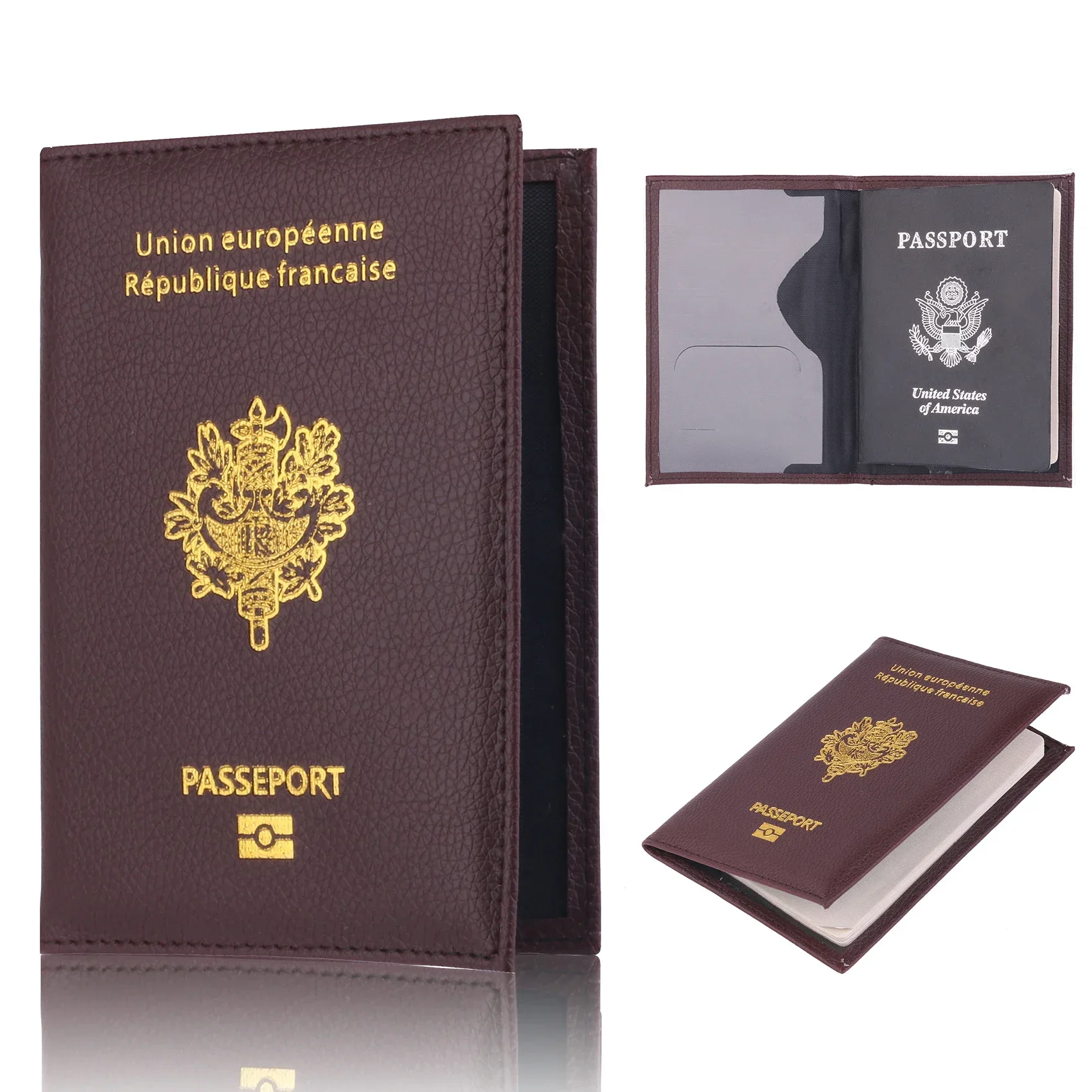 Women Men Travel Pu Passport H - Travel Accessories Passport Holder ulasan dan harga