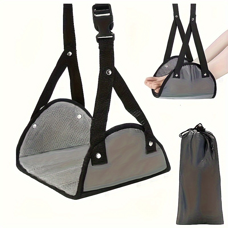 Adjustable Hanging Foot Hammoc - Travel Accessories Long Flight ulasan dan harga