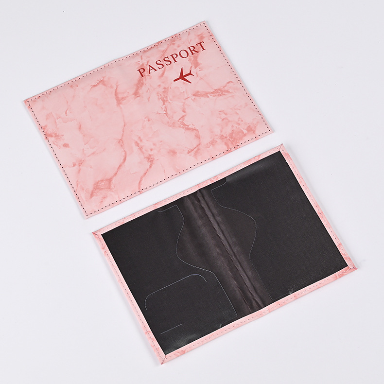 Macaron Color Marble Pattern P - Travel Accessories Passport Holder ulasan dan harga