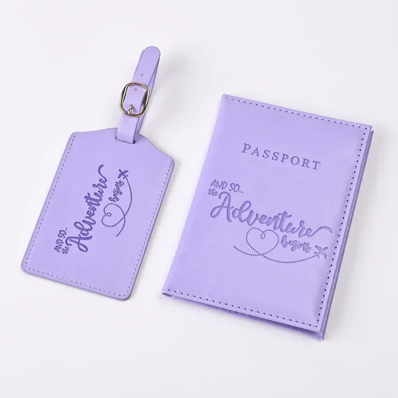 New Purple PU Leather Passport - Travel Accessories Passport Holder ulasan dan harga