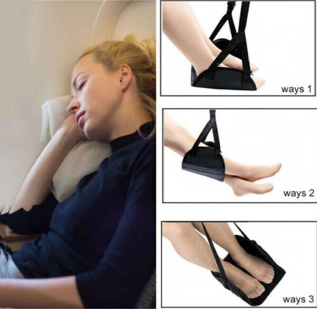 Airplane Footrest Hammock Flig - Travel Accessories In Train ulasan dan harga