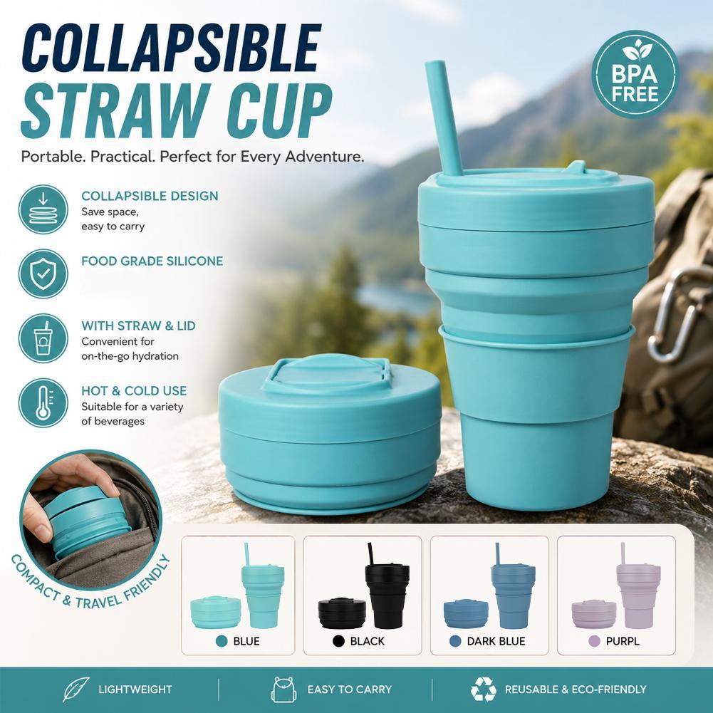 Collapsible Silicone Coffee Cu - Water Bottle Collapsible ulasan dan harga