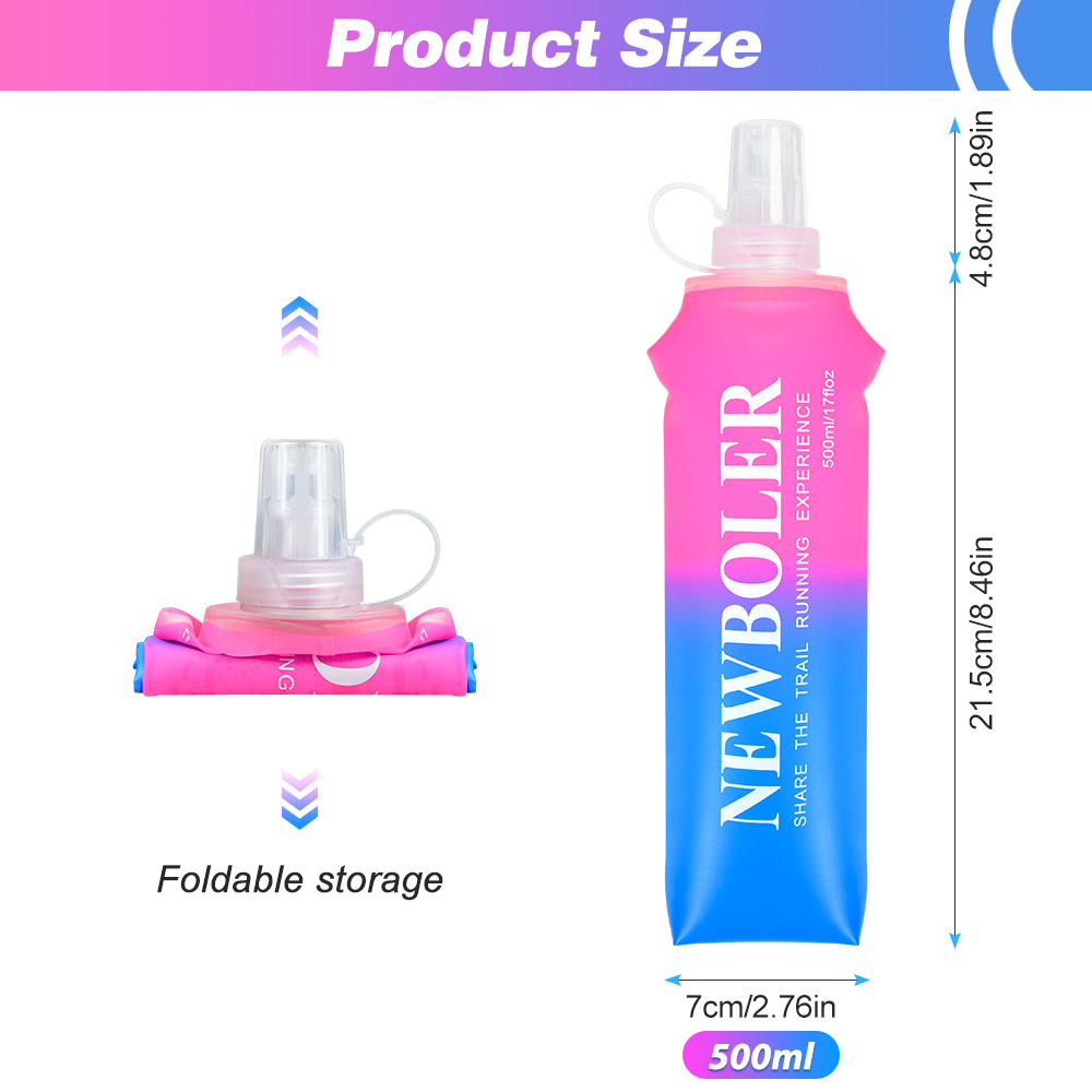 NEWBOLER Water Bottle Folding  - Water Bottle Collapsible ulasan dan harga