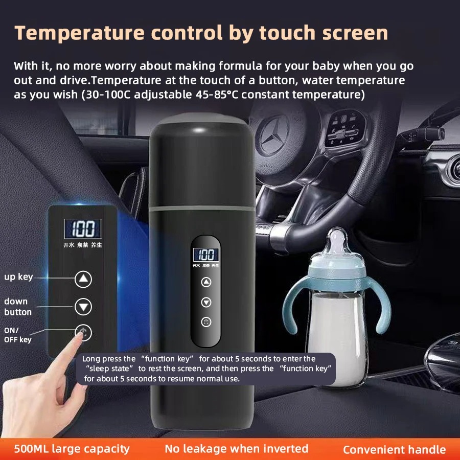 500ml Electric Kettle Portable - Portable Travel Kettle ulasan dan harga