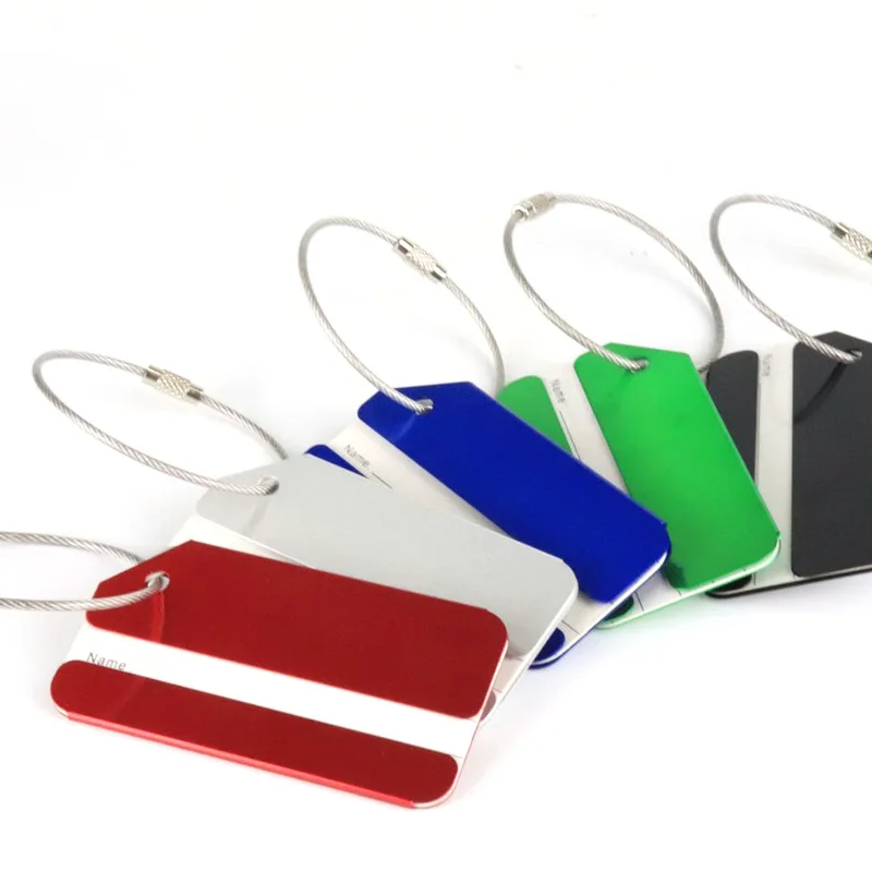 1pc Aluminum Alloy Luggage Tag - Travel Accessories In Train ulasan dan harga
