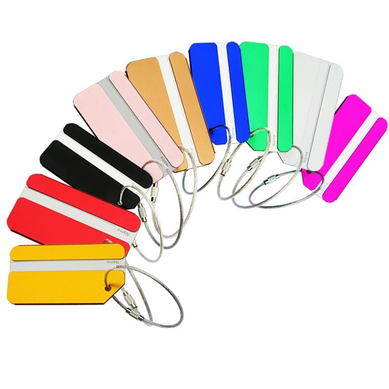 1pc Aluminum Alloy Luggage Tag - Travel Accessories In Train ulasan dan harga