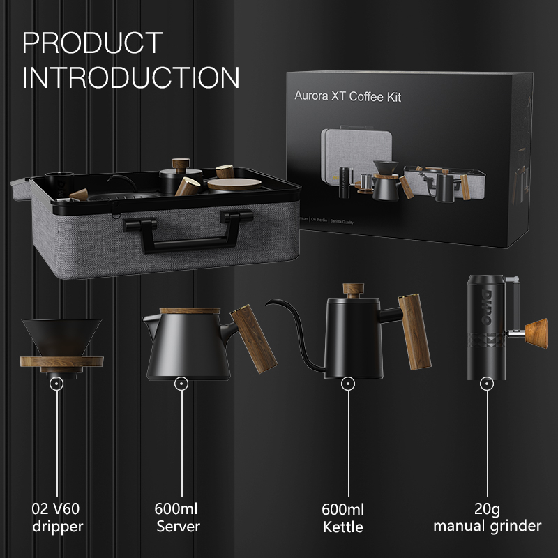 DHPO Luxury Coffee Kit Set wit - Portable Travel Kettle ulasan dan harga