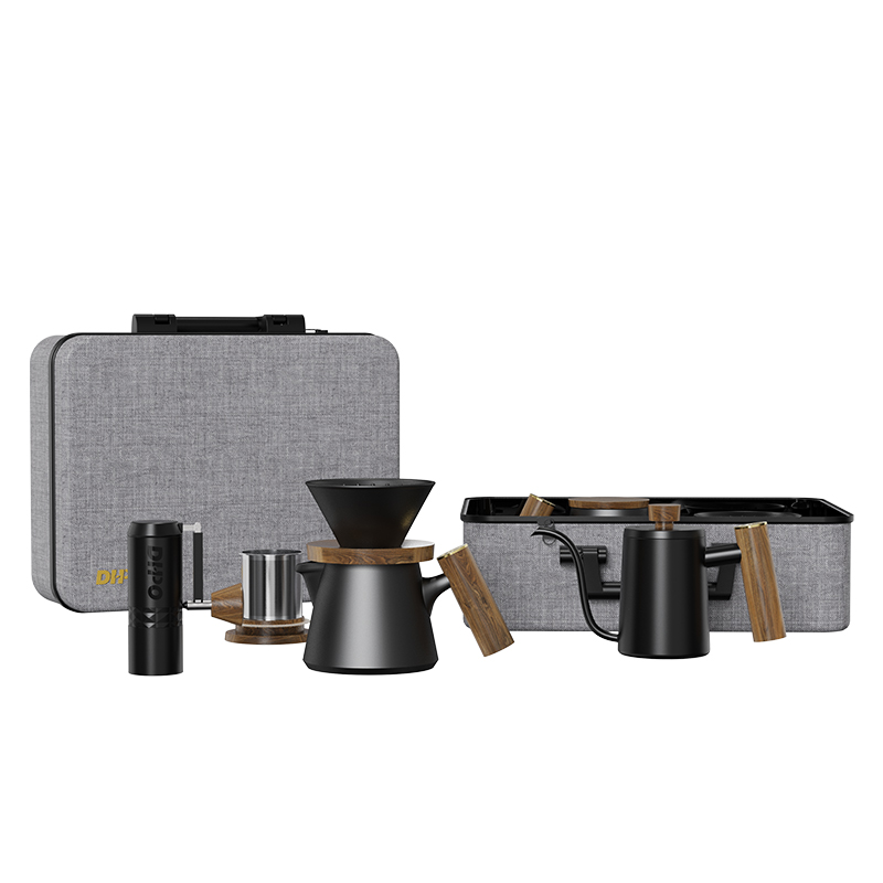 DHPO Luxury Coffee Kit Set wit - Portable Travel Kettle ulasan dan harga